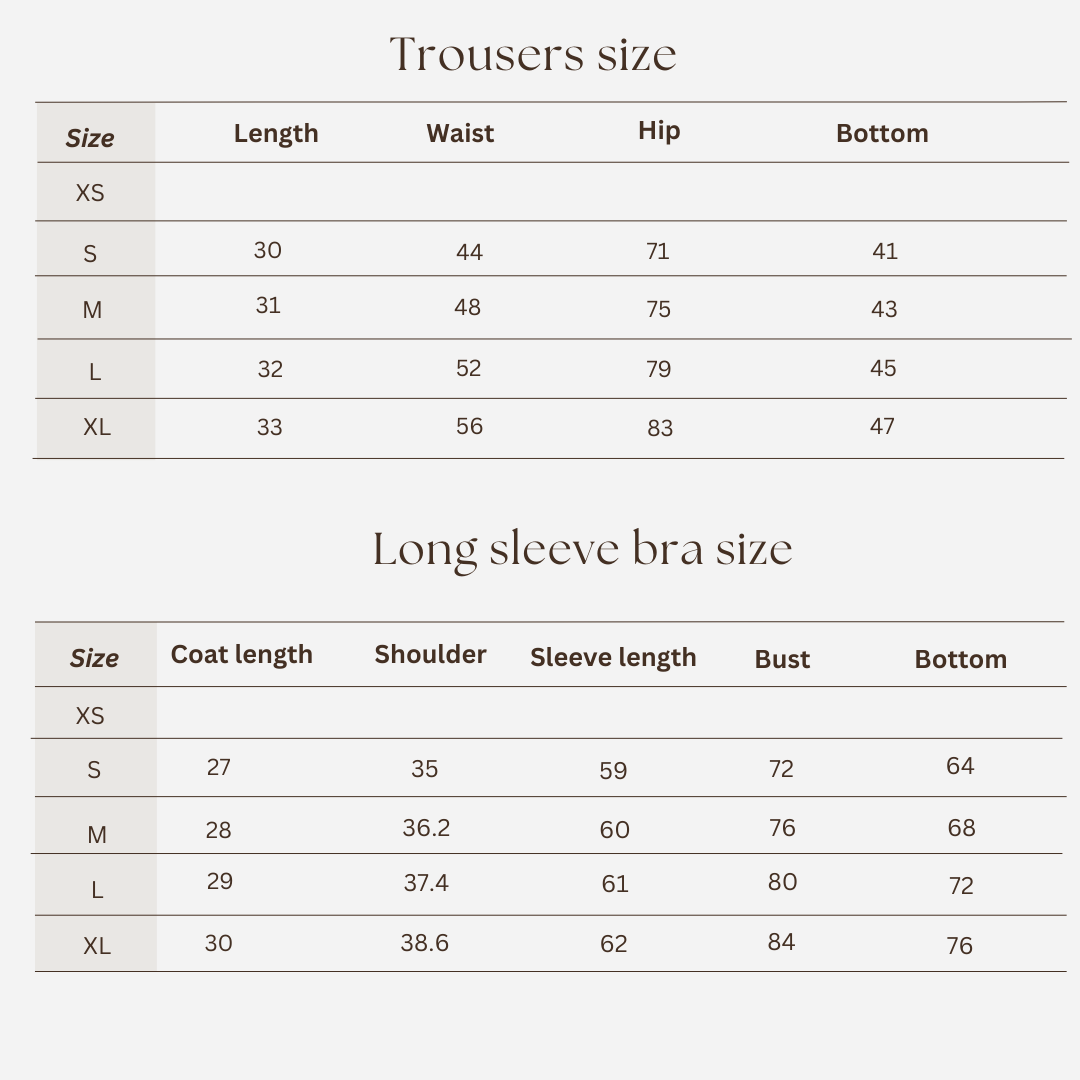 Workout set size