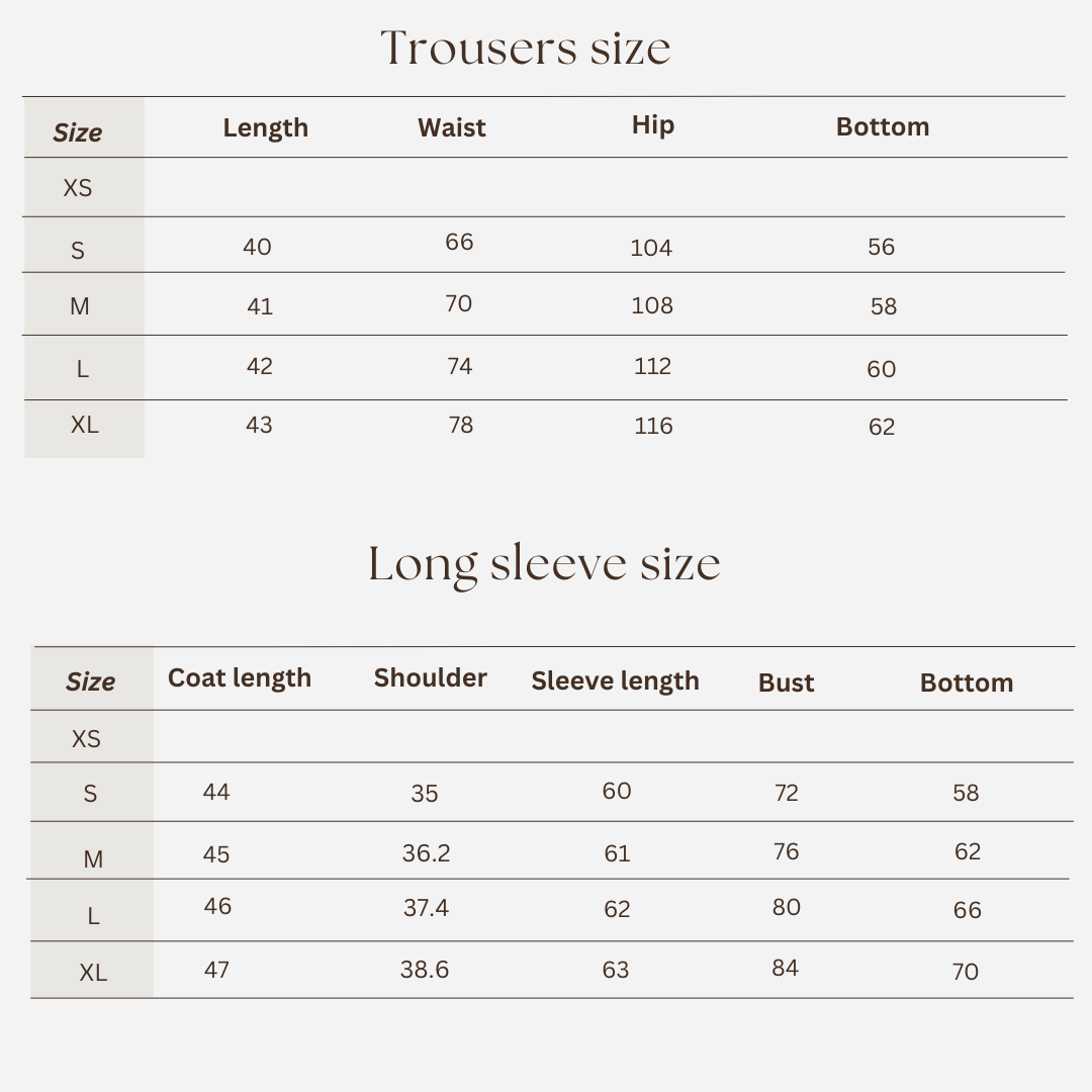 Workout set size