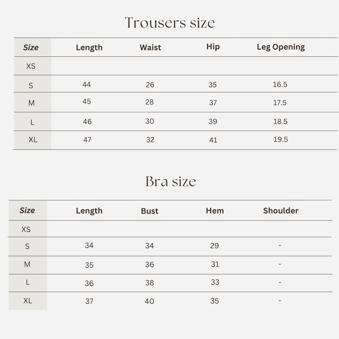 Workout set size