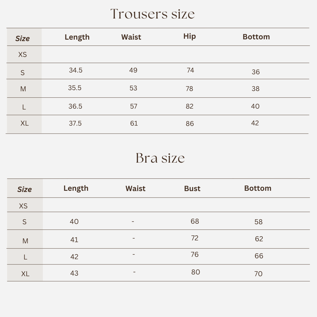 Workout set size