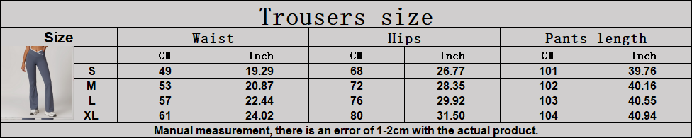 flare legging size