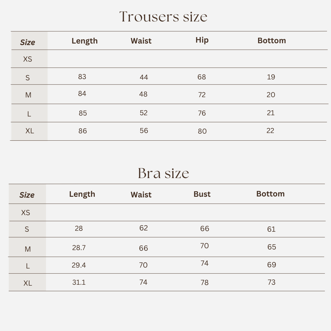 Workout set size