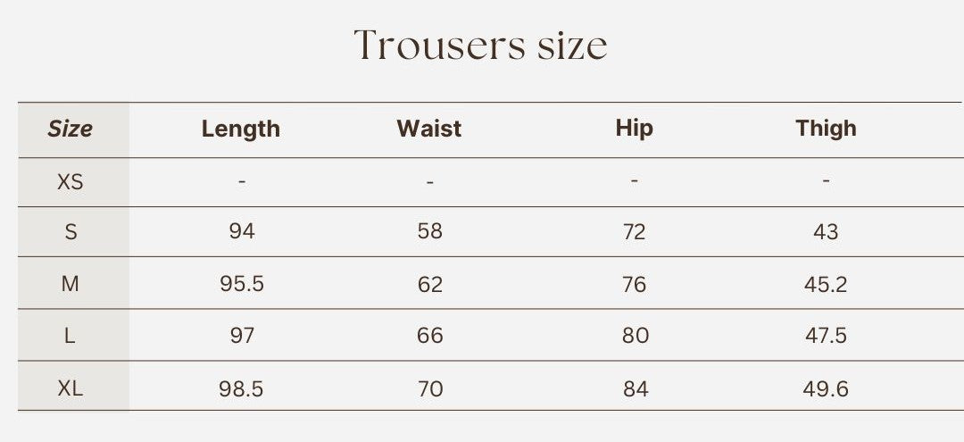 Flare legging size