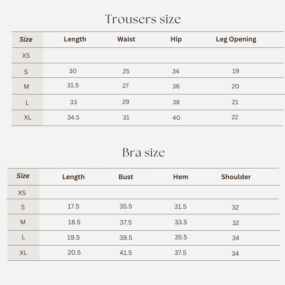 Workout set size