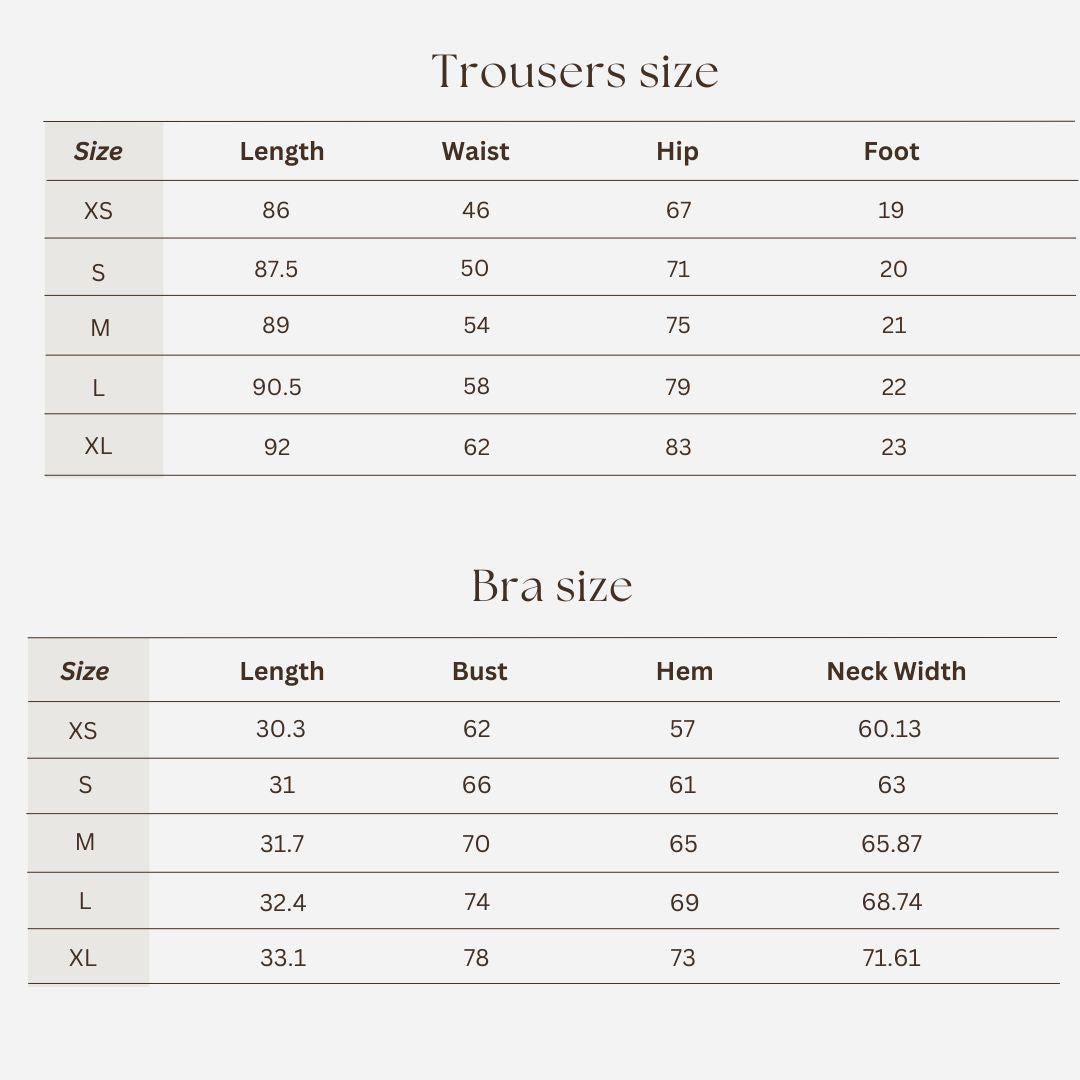 Workout set size