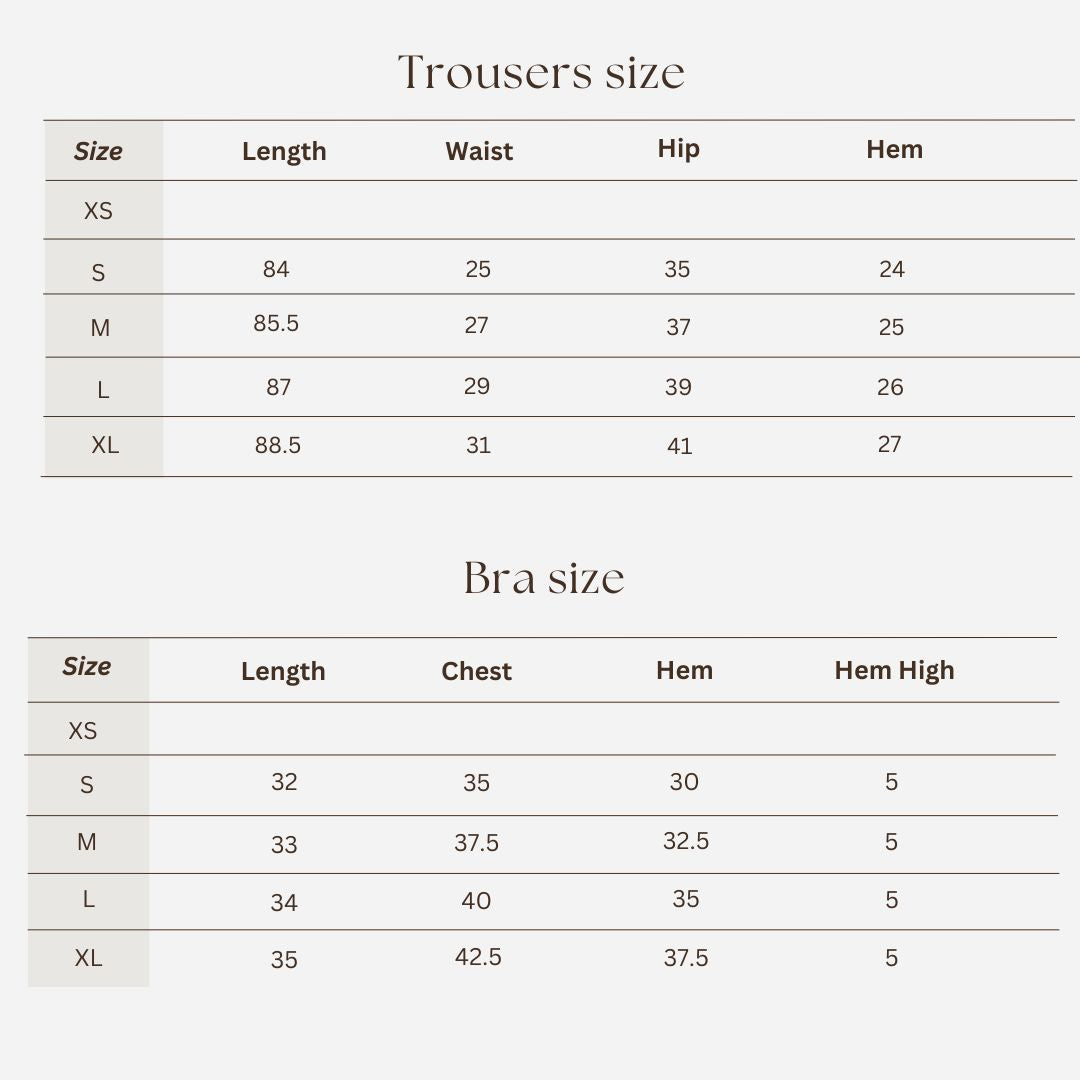 Workout set size