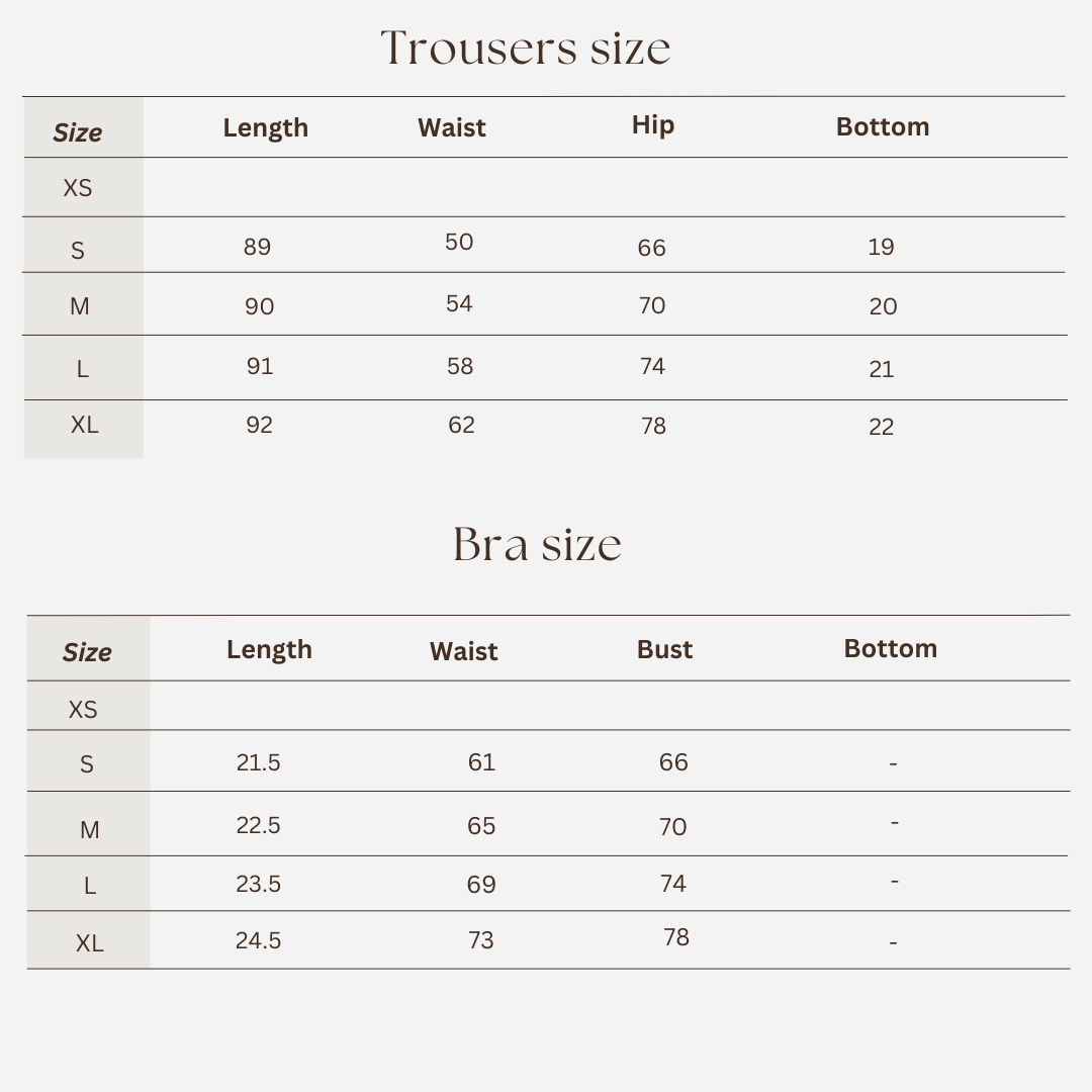 Workout set size