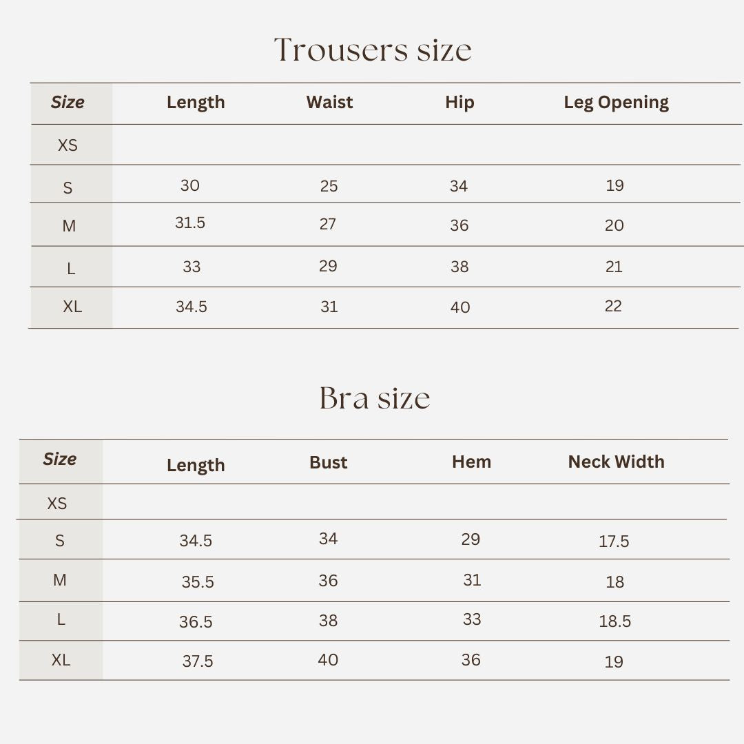 Workout set size
