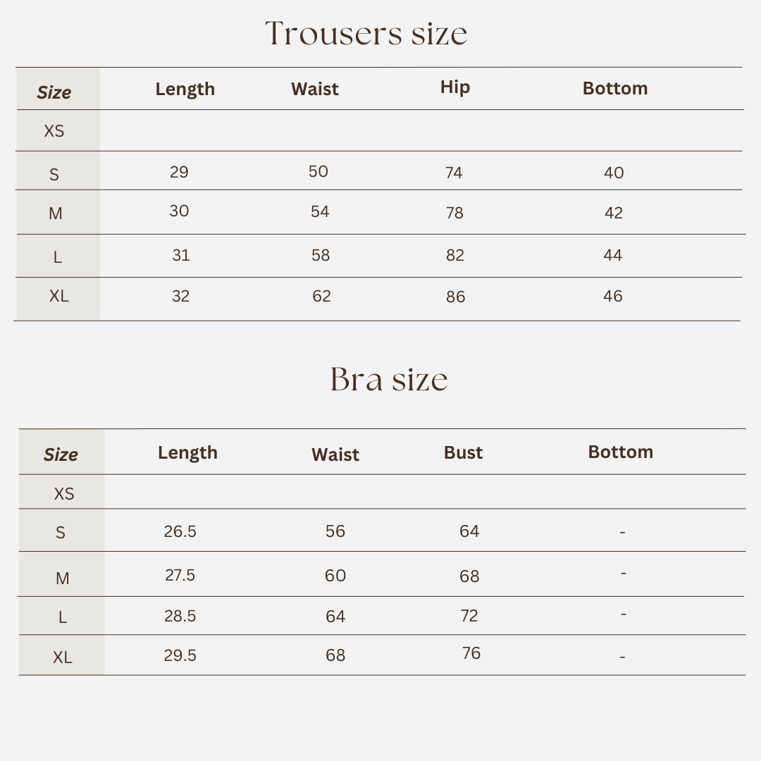 Workout set size