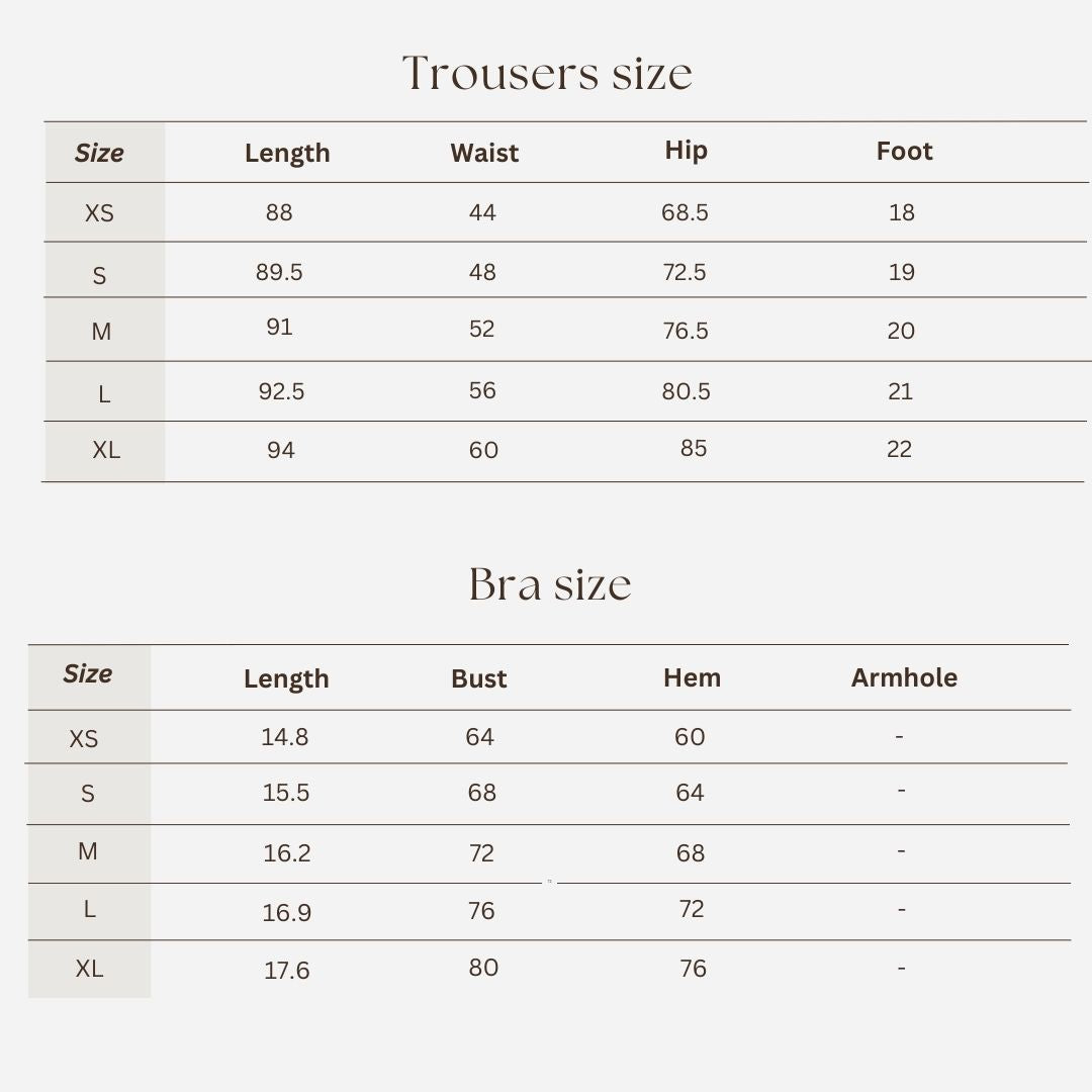 Workout set size