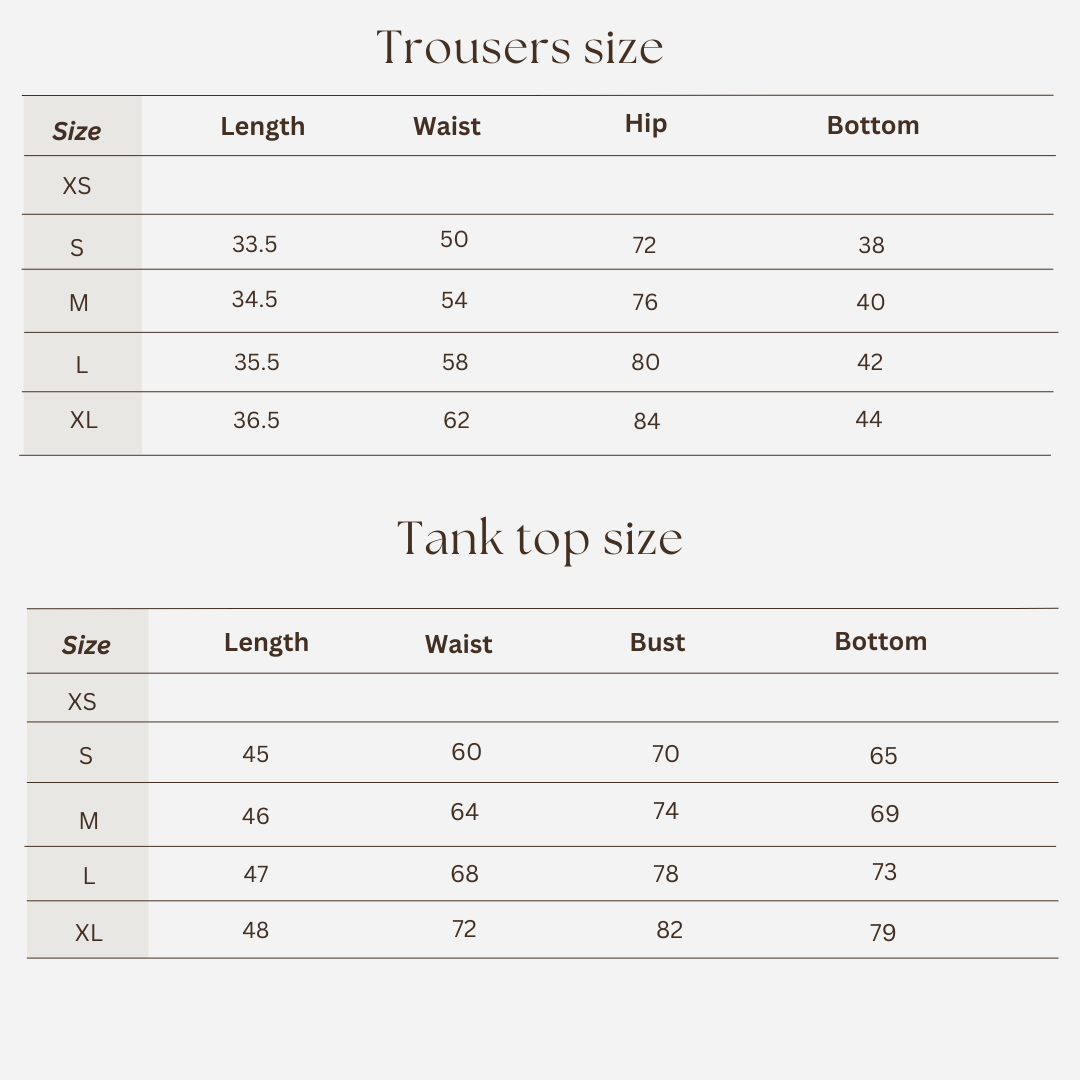 Workout set size
