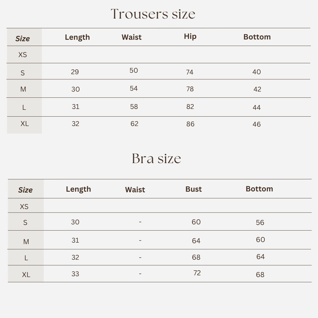 Workout set size
