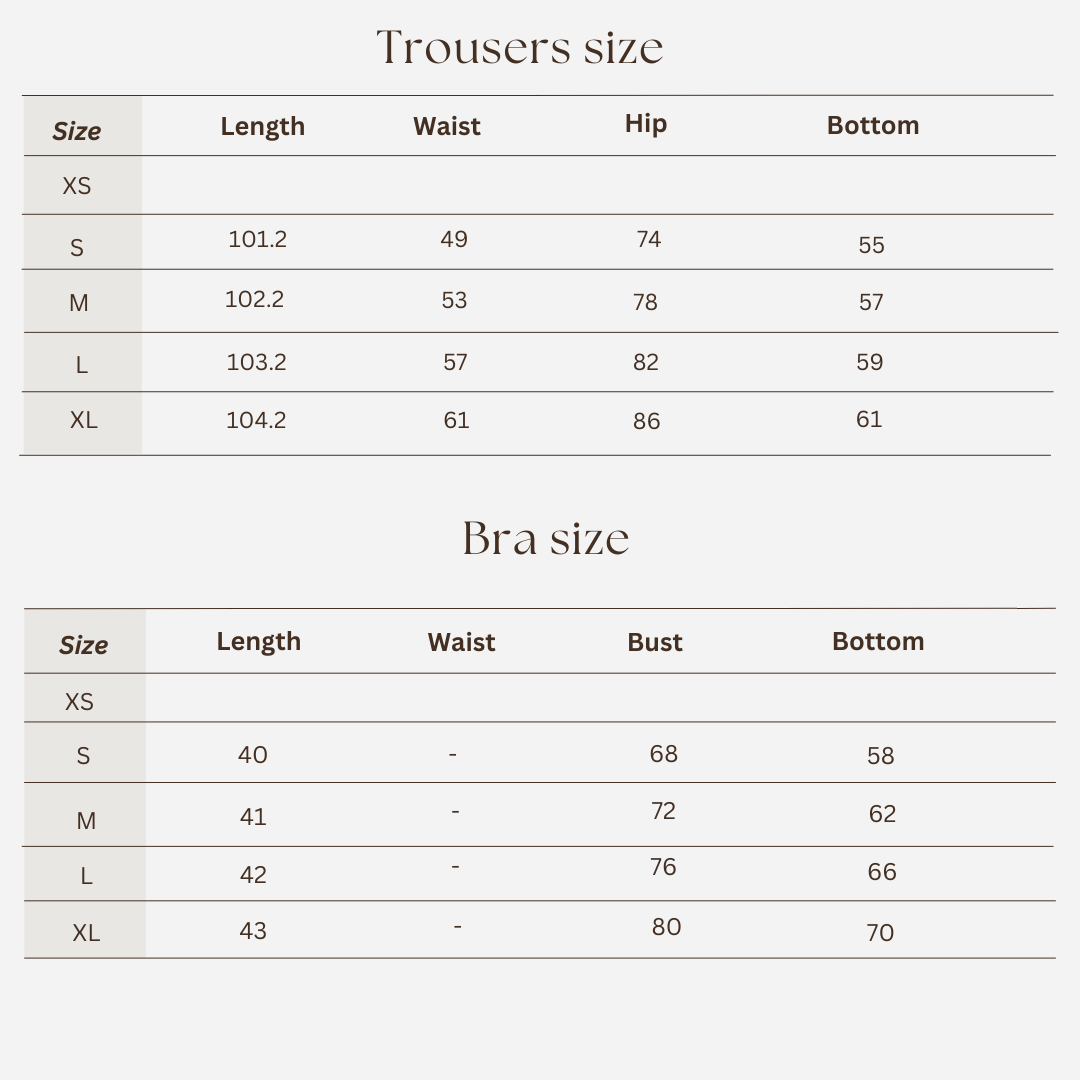 Workout set size