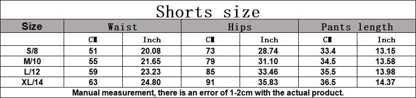 Short size