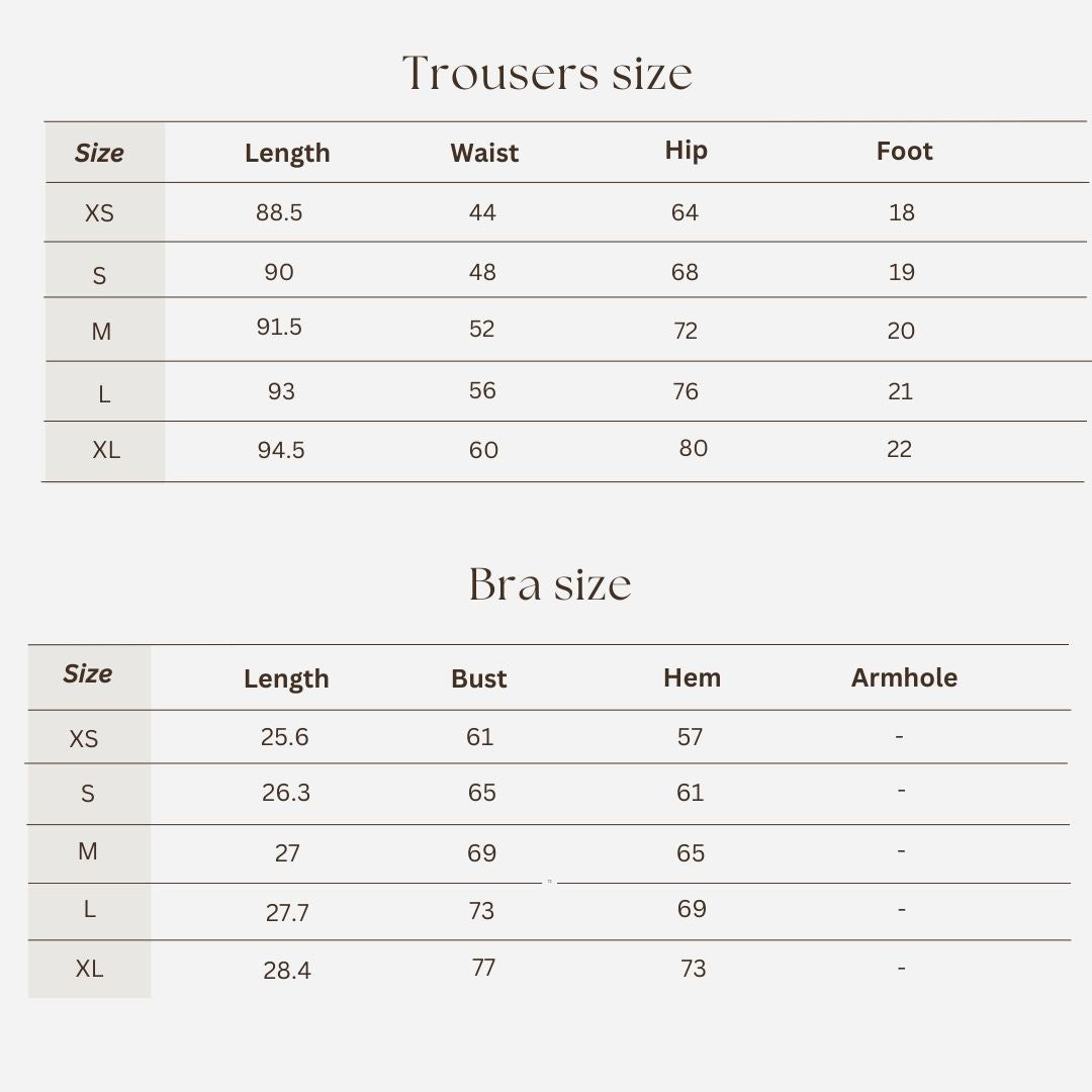Workout set size