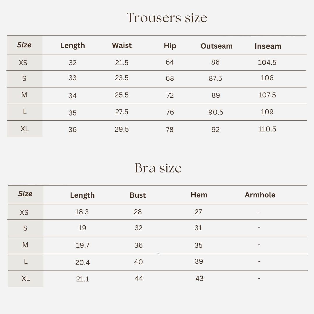 Workout set size