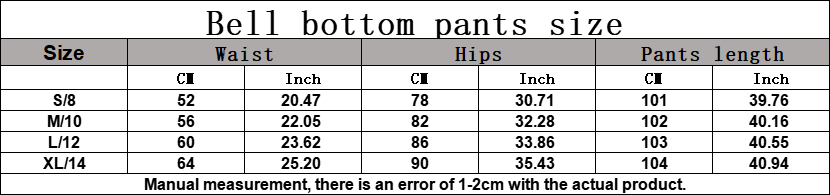 flare legging size