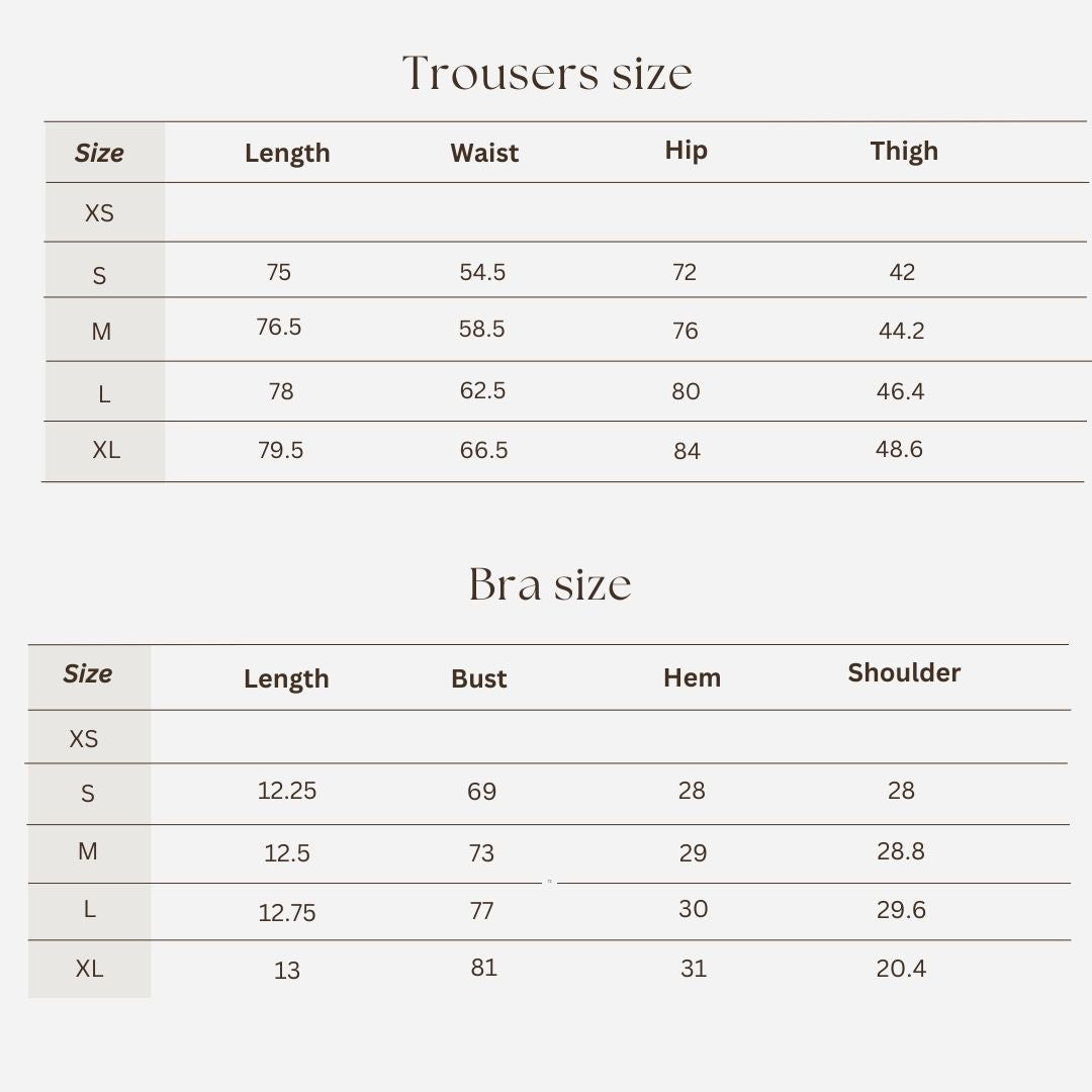 Workout set size