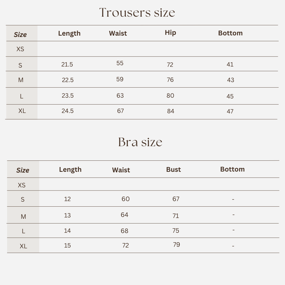 Workout set size