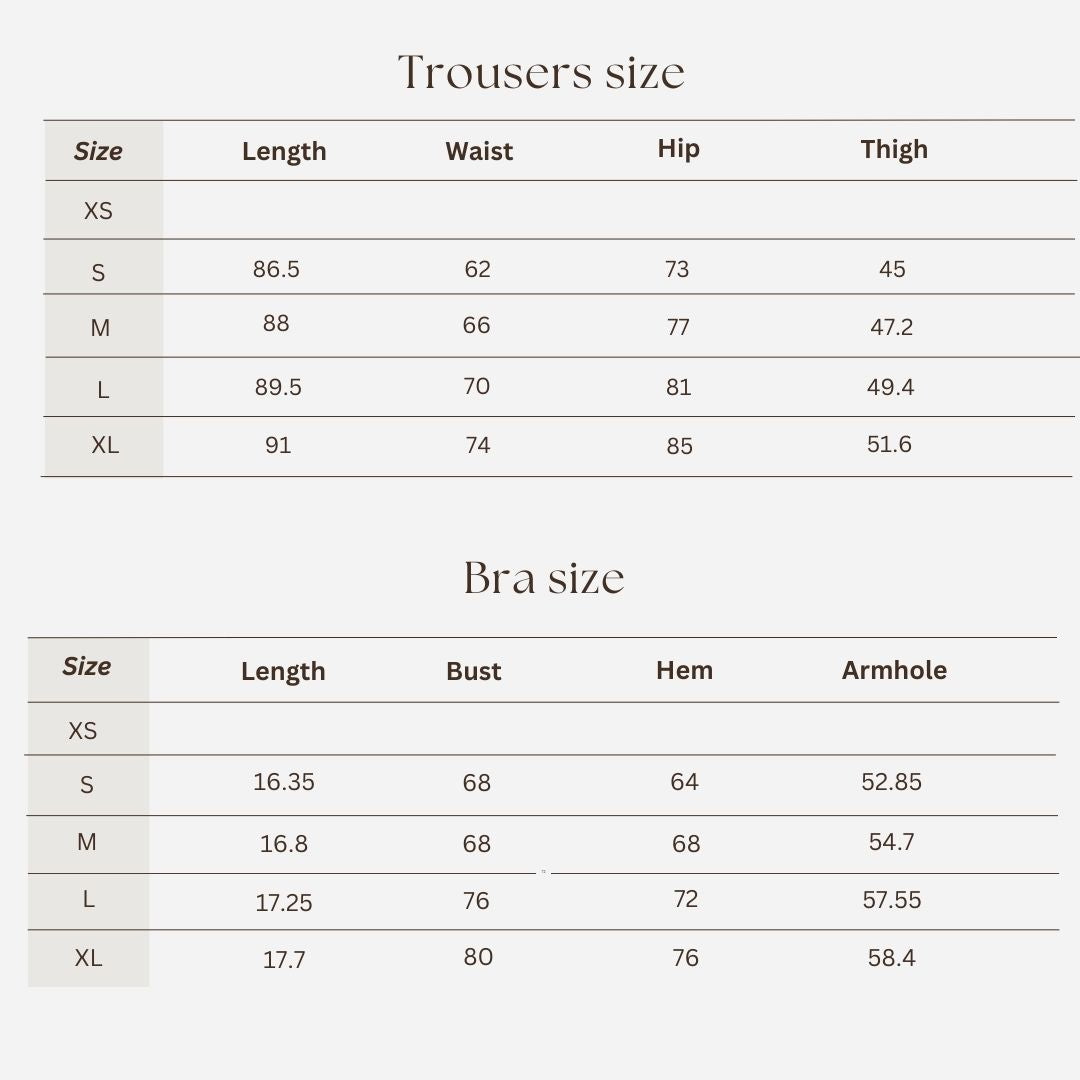 Workout set size