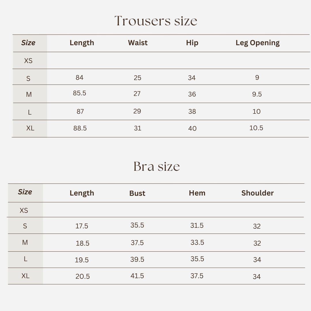 Workout set size