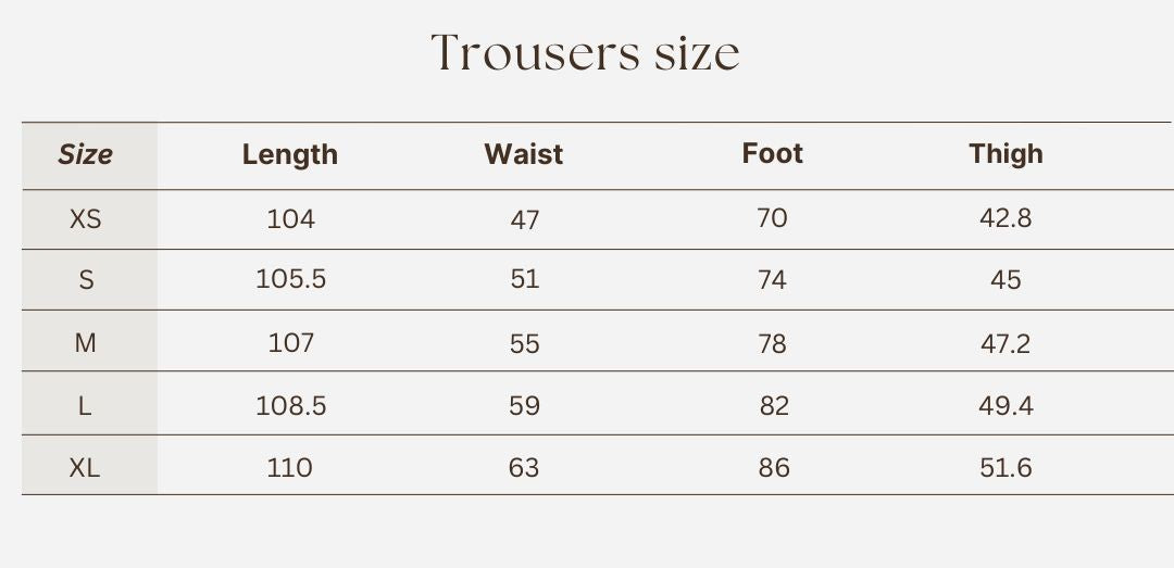 Flare legging size