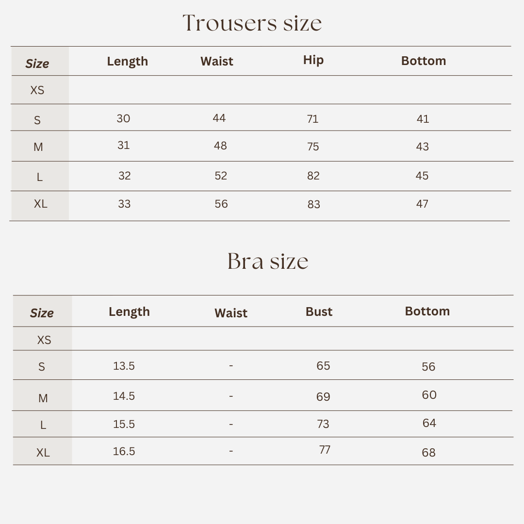 Workout set size