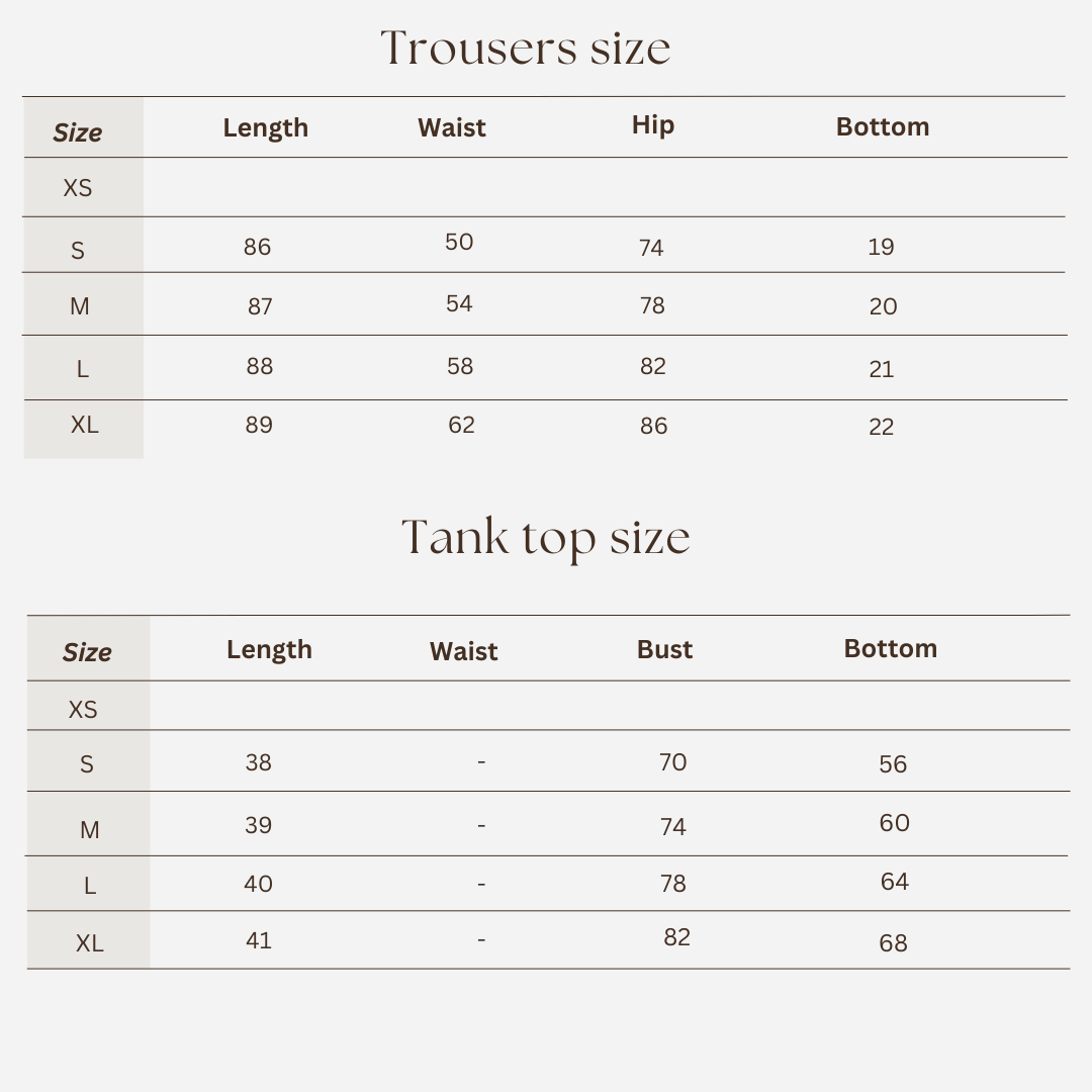 Workout set size