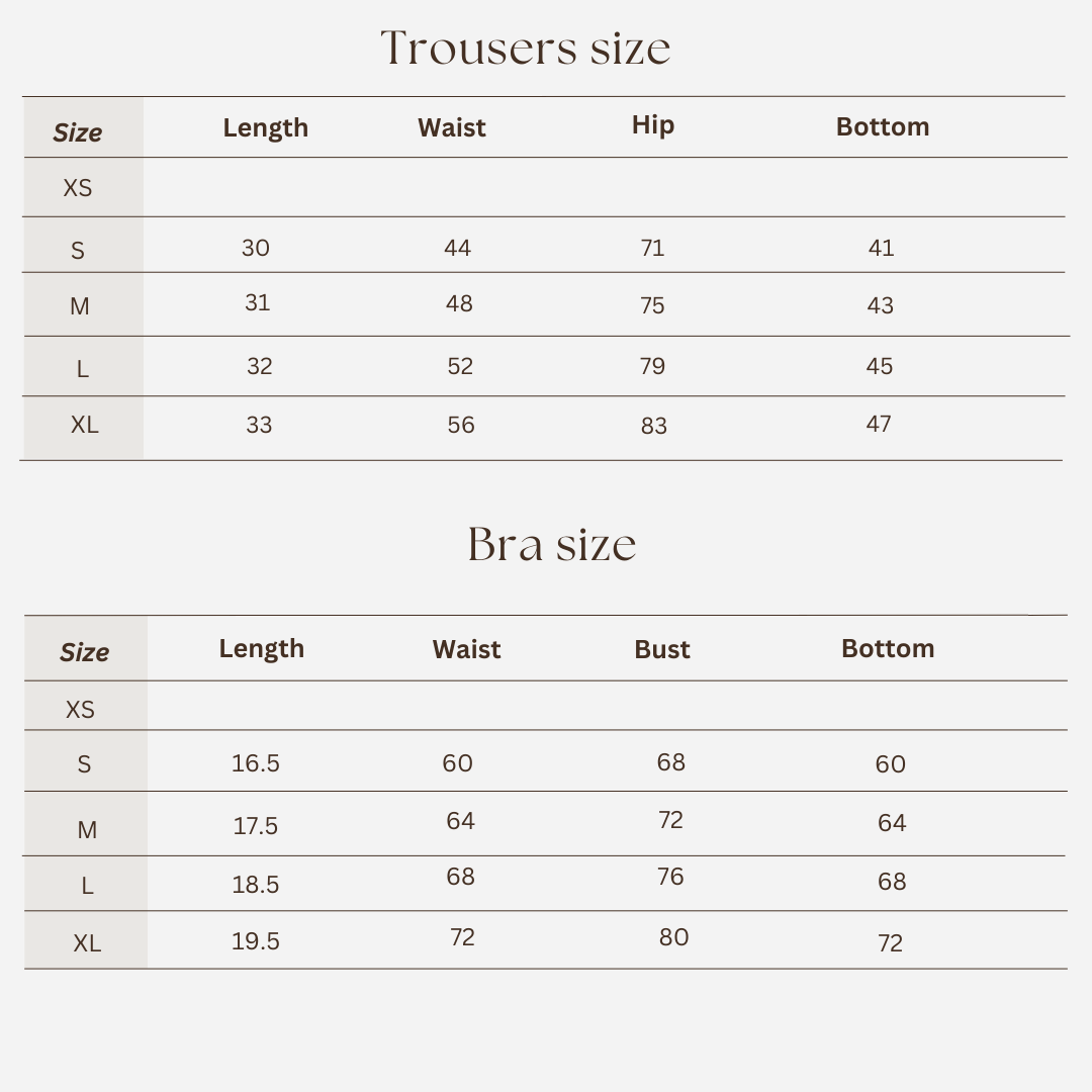 Workout set size