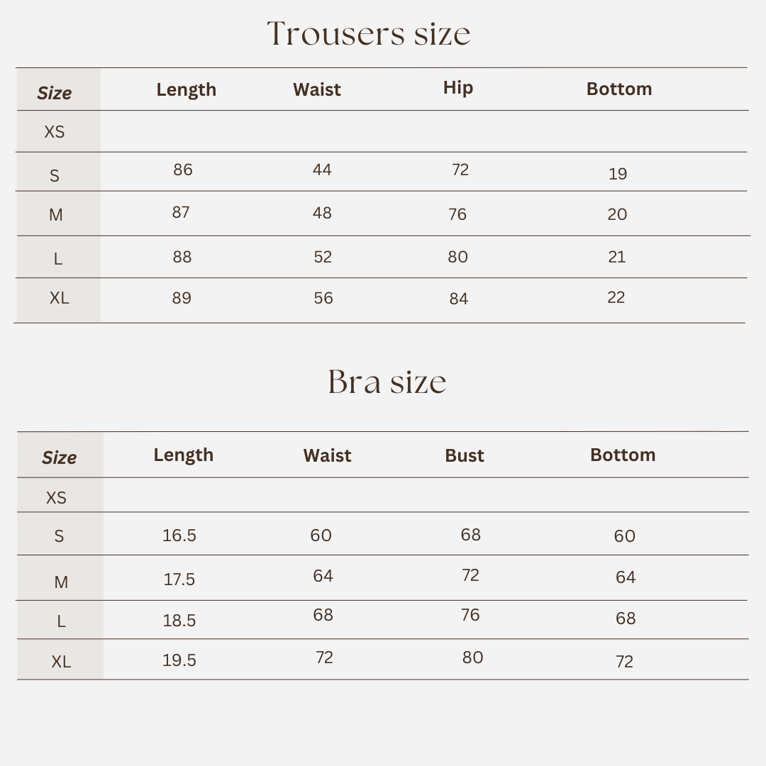 Workout set size