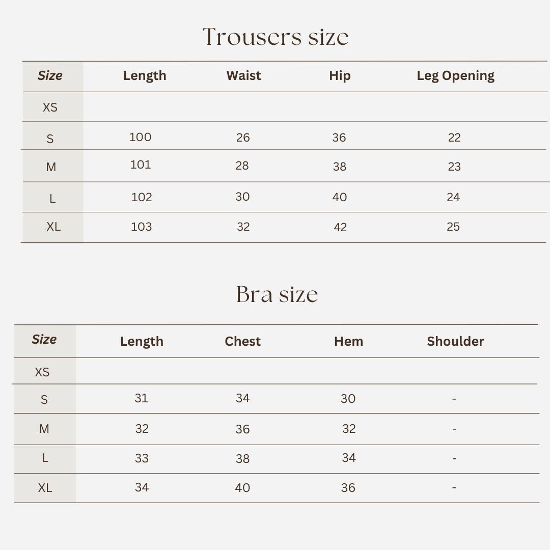 Workout set size