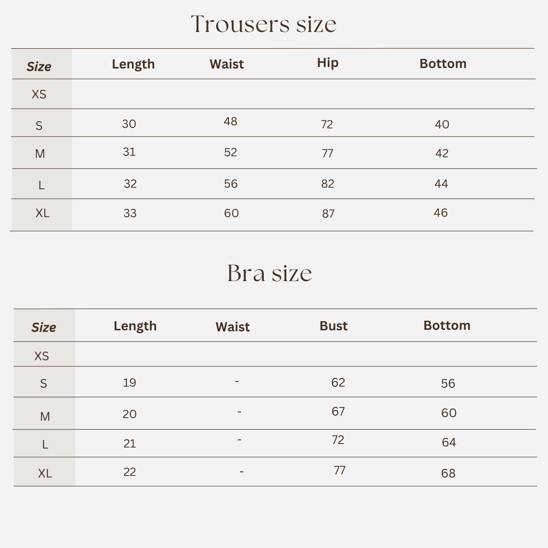 Workout set size