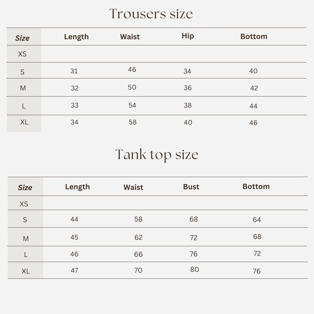 Workout set size