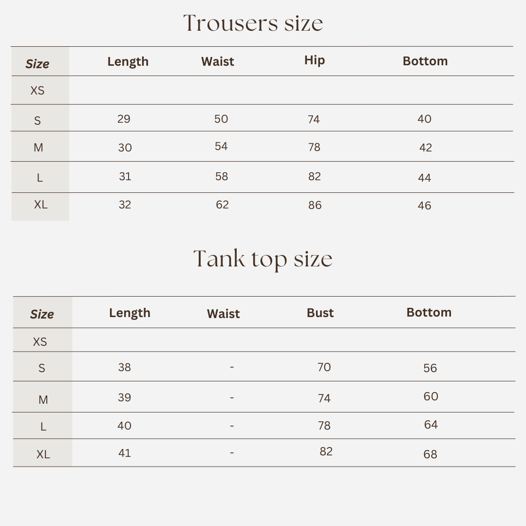 Workout set size