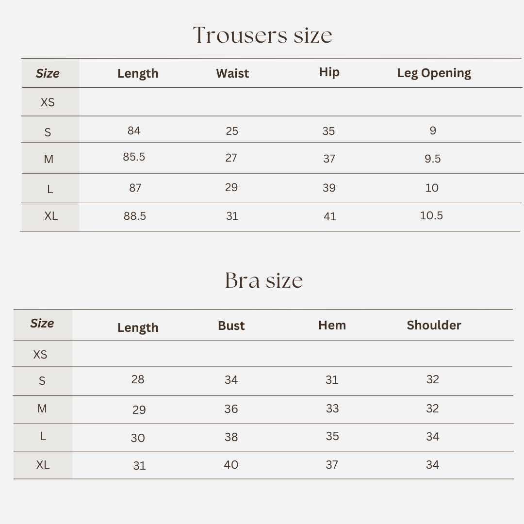 Workout set size
