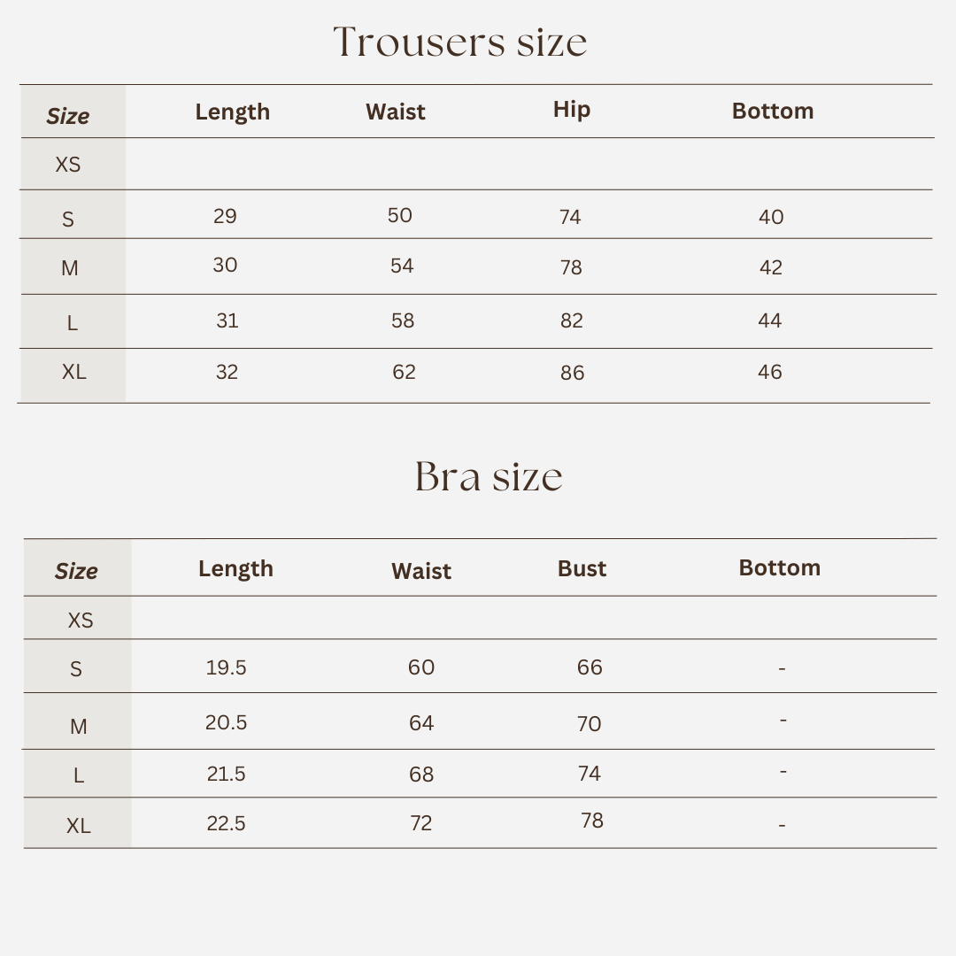 Workout set size