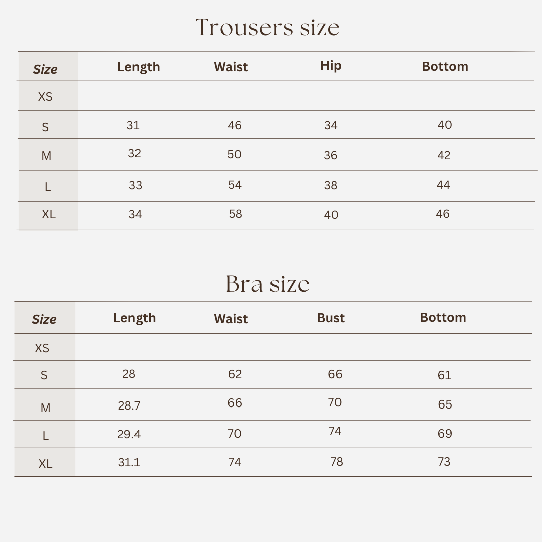Workout set size