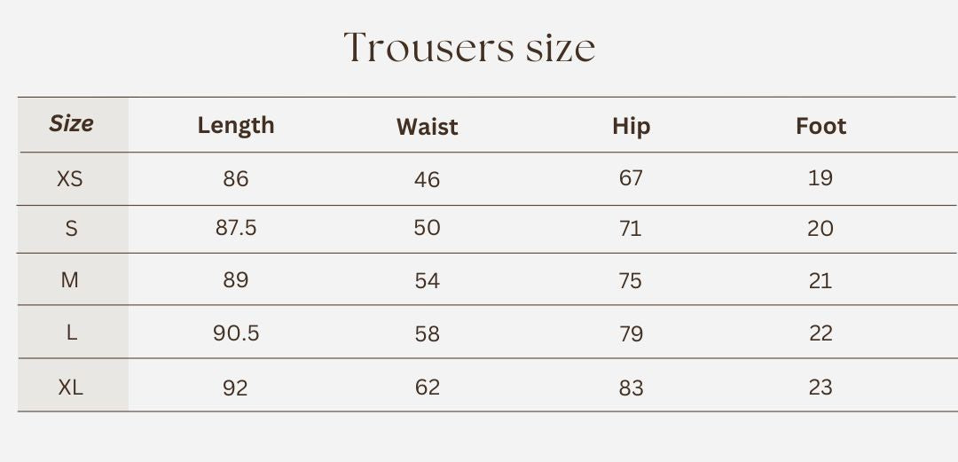 Leggings size